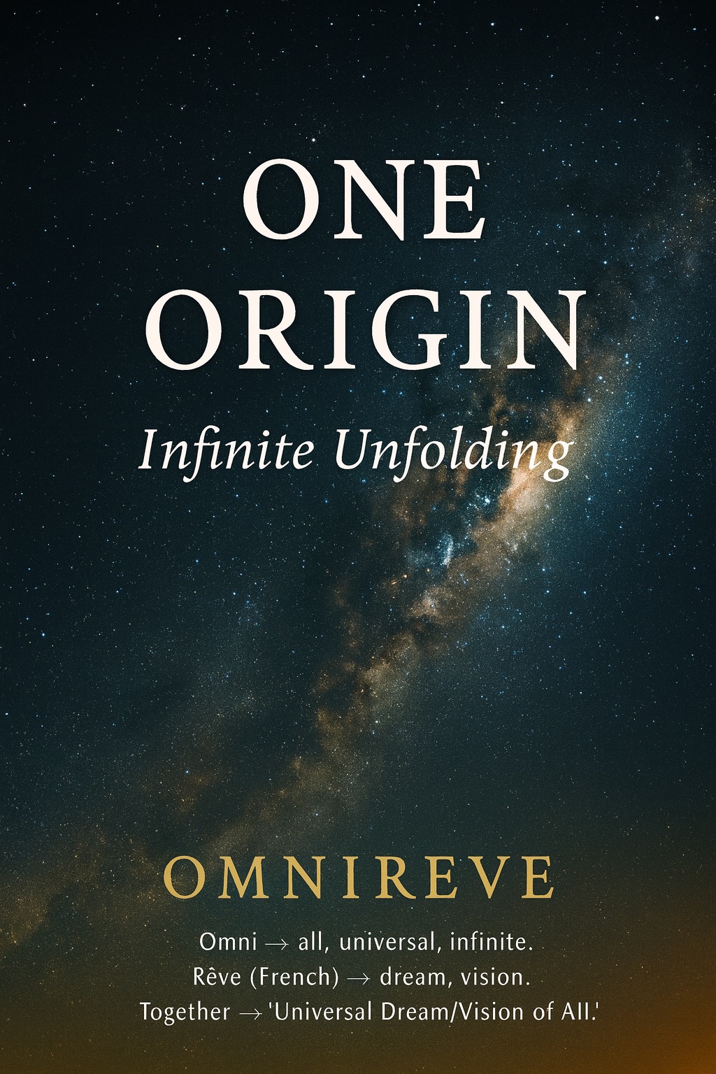 One Origin: Infinite Unfolding — book cover